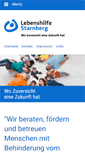 Mobile Screenshot of lebenshilfe-starnberg.de